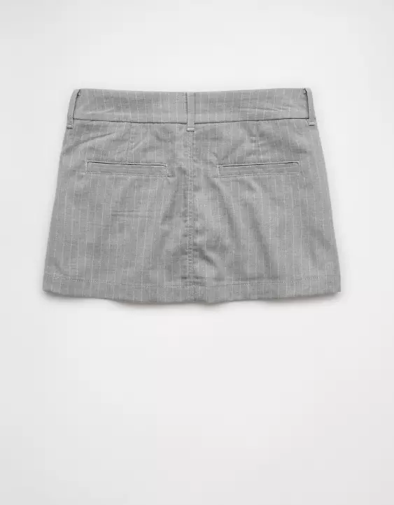 Aeo AE Low-Rise Pinstripe Mini Skort