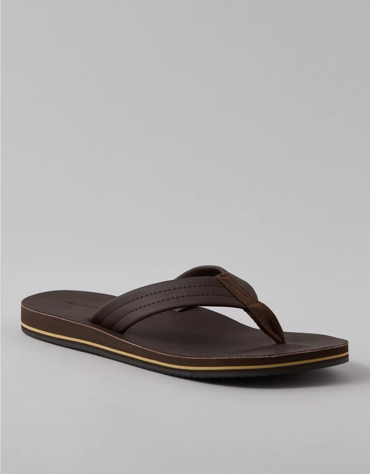 aeo AE Men's Classic Leather Flip Flop