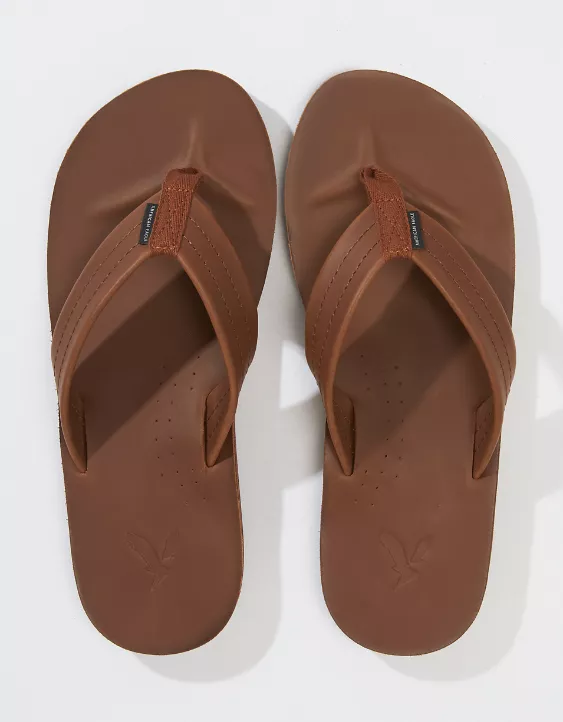 Aeo AE Men's Leather Flip Flop