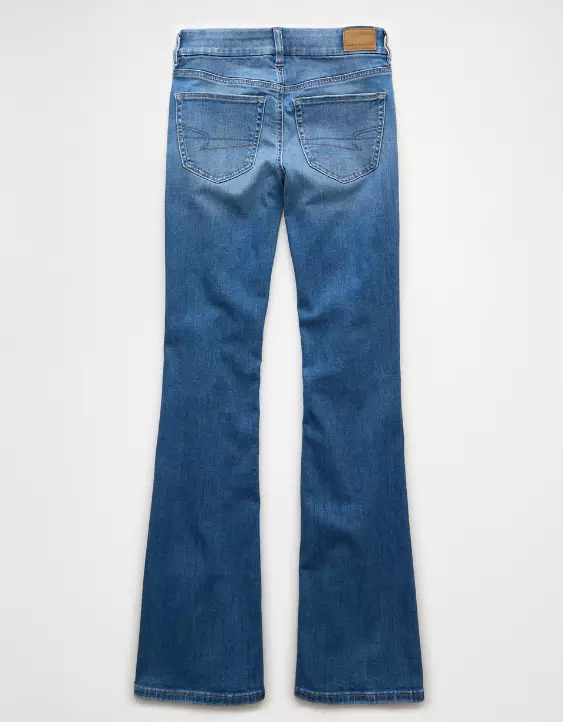Aeo AE Next Level Curvy Low-Rise Kick Bootcut Jean