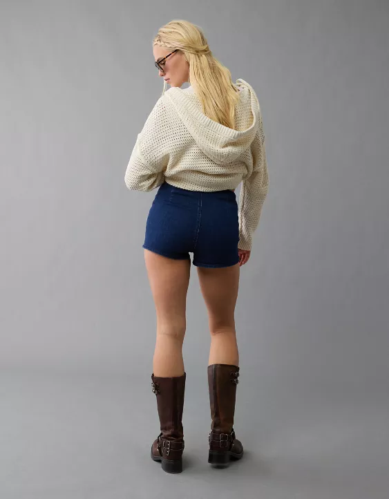 Aeo AE Next Level Denim Micro Short