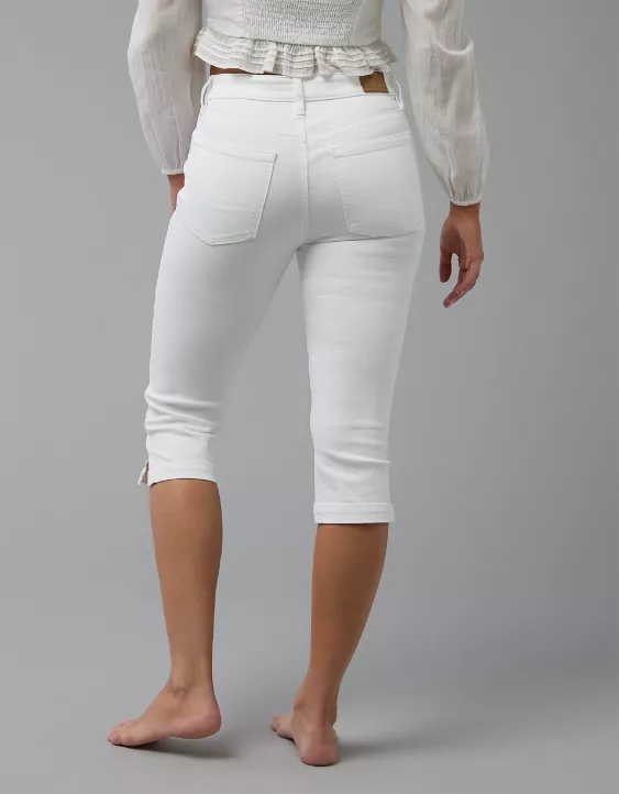 Aeo AE Next Level High-Waisted Capri Jean