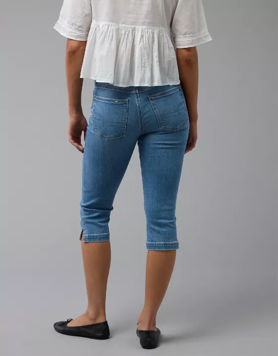 Aeo AE Next Level High-Waisted Capri Jean
