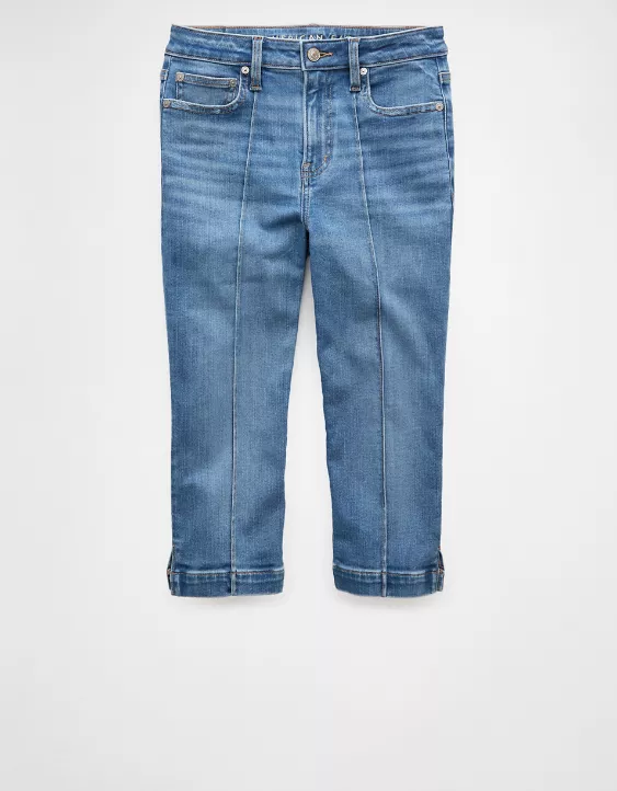 Aeo AE Next Level High-Waisted Capri Jean
