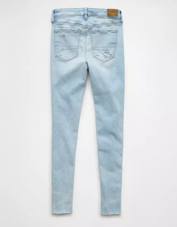 Aeo AE Next Level High-Waisted Ripped Jegging