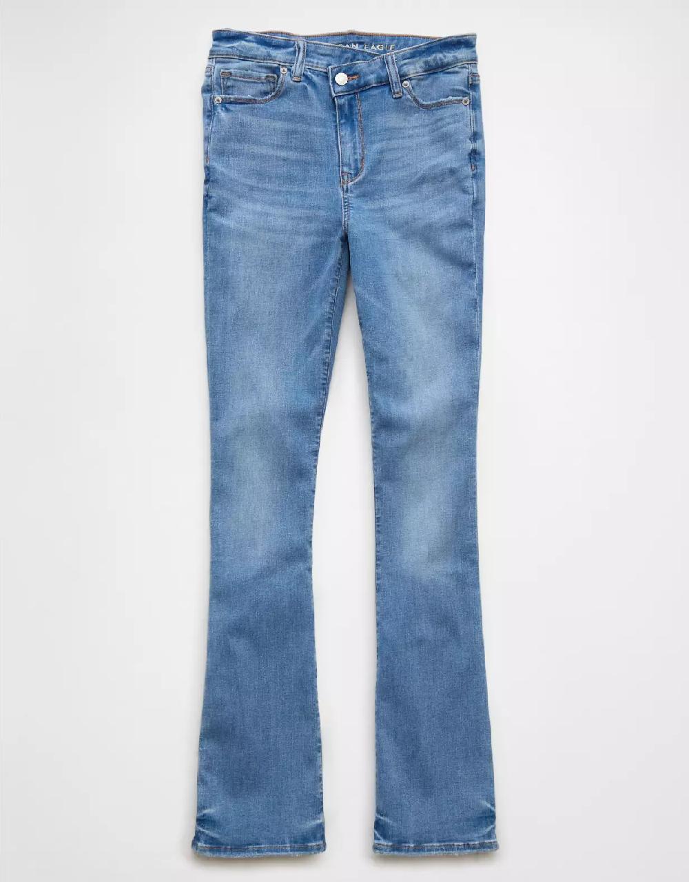 aeo AE Next Level High-Waisted Skinny Kick Jean