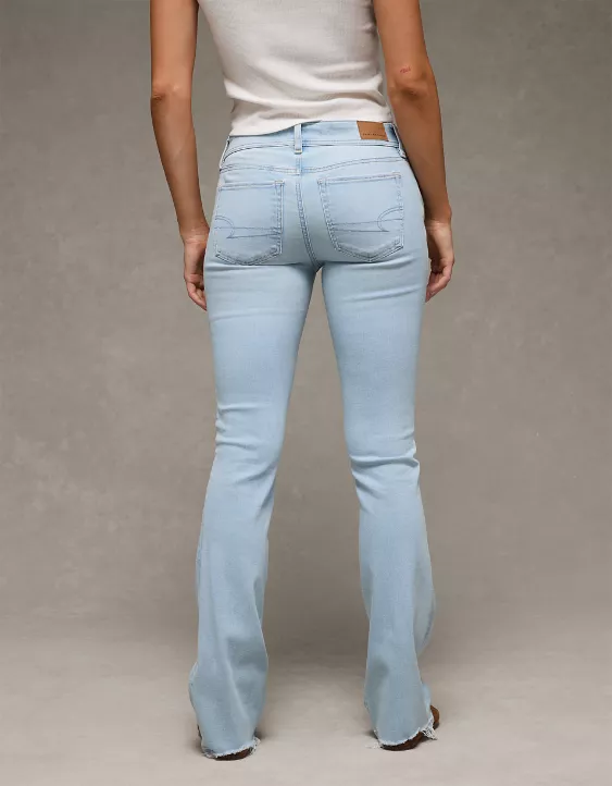 Aeo AE Next Level Low-Rise Kick Bootcut Jean