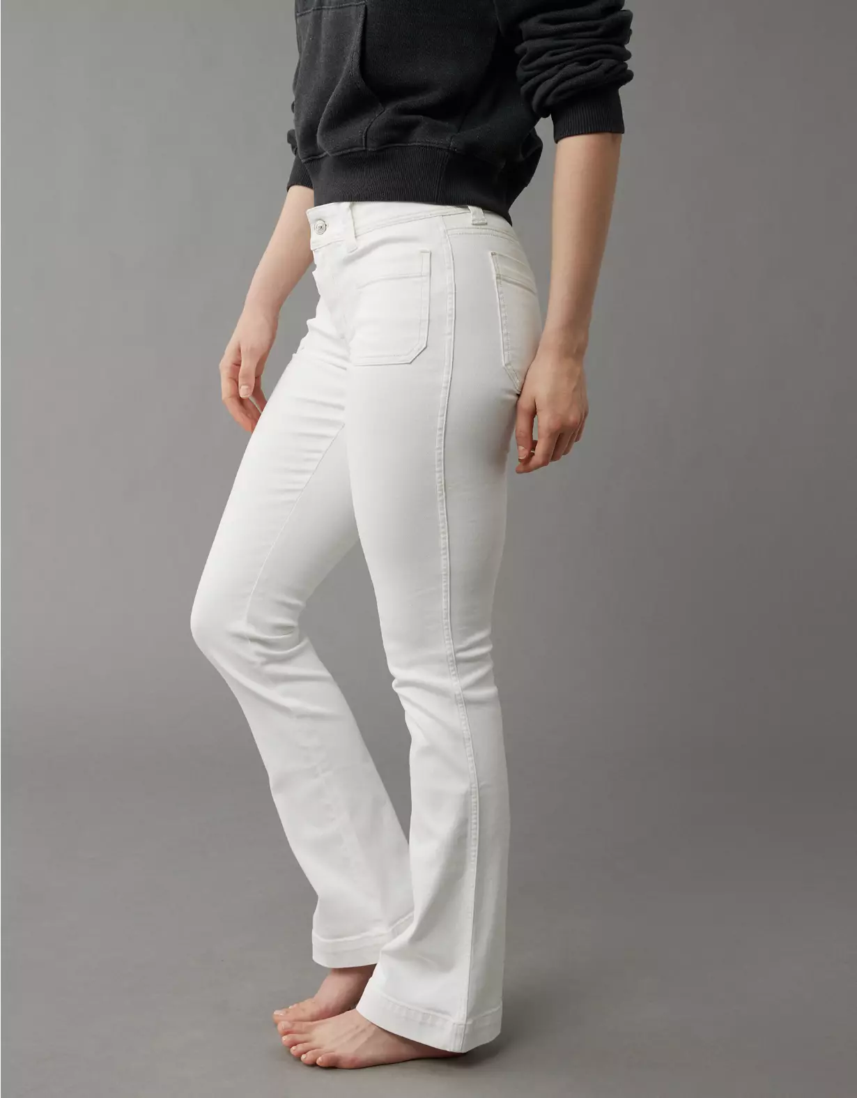 aeo AE Next Level Low-Rise Kick Bootcut Jean