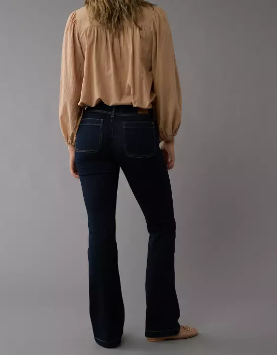 Aeo AE Next Level Low-Rise Kick Bootcut Jean