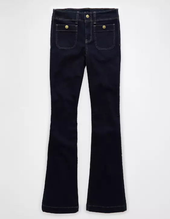 Aeo AE Next Level Low-Rise Kick Bootcut Jean