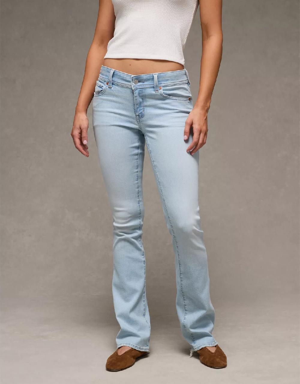 aeo AE Next Level Low-Rise Kick Bootcut Jean