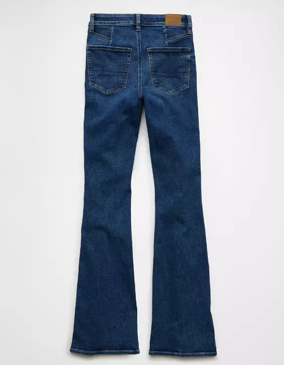 Aeo AE Next Level Super High-Waisted Flare Jean