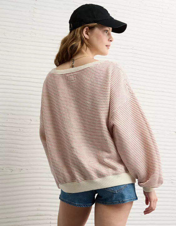 Aeo AE Off The Shoulder Sweatshirt