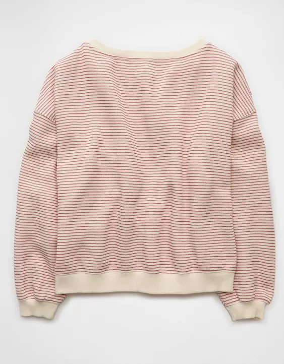 Aeo AE Off The Shoulder Sweatshirt