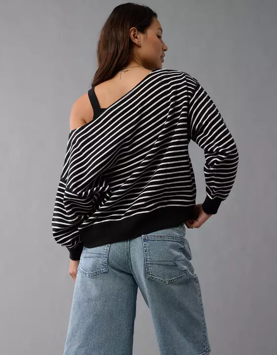 Aeo AE Off The Shoulder Sweatshirt