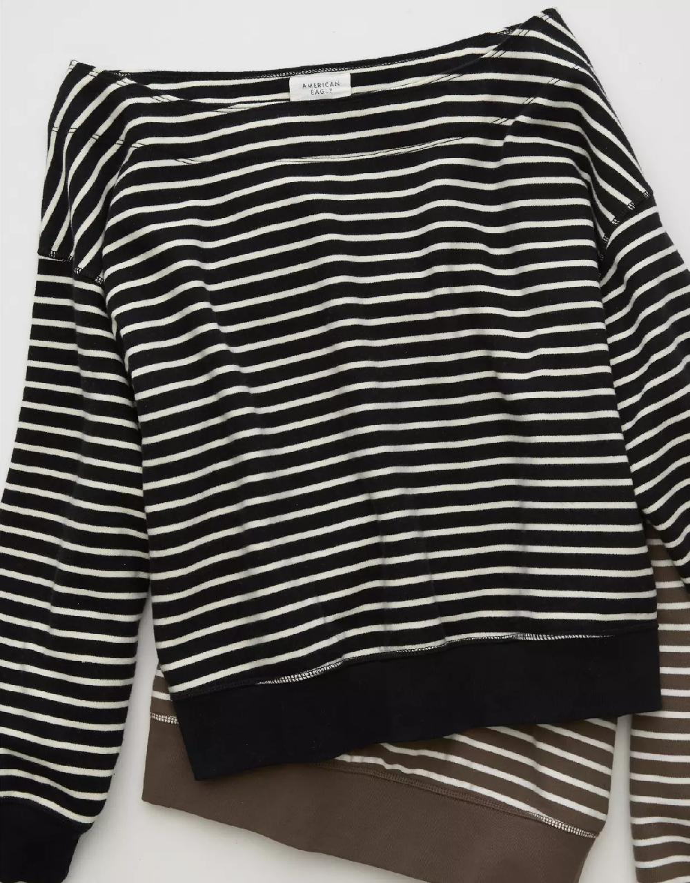 aeo AE Off The Shoulder Sweatshirt