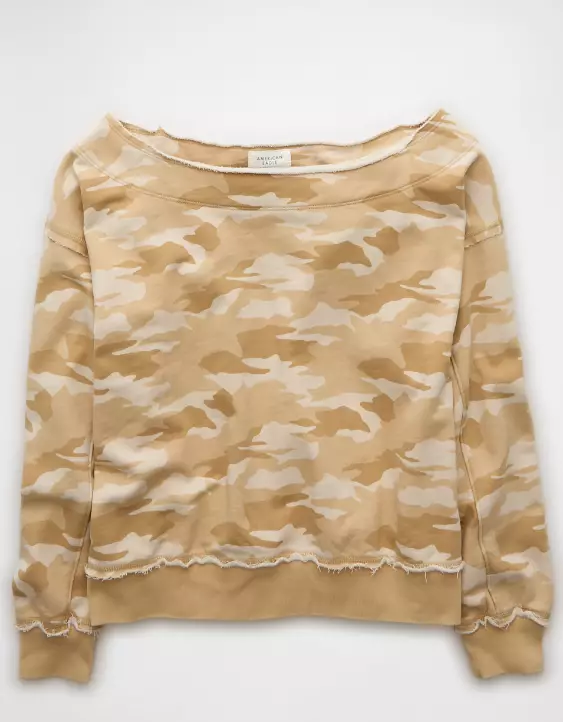 Aeo AE Off The Shoulder Sweatshirt