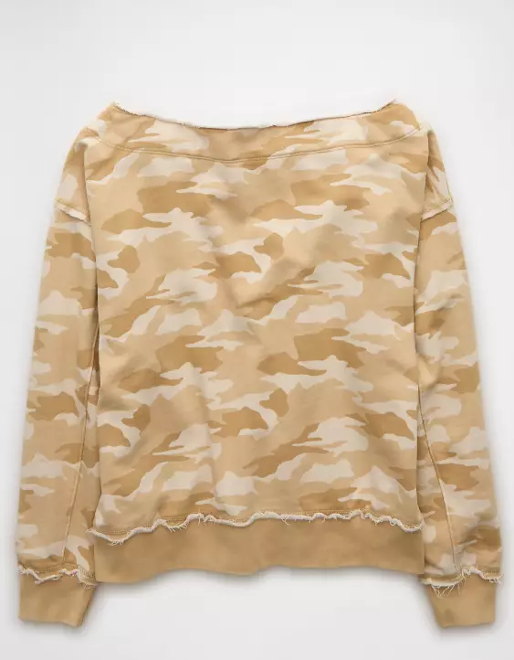 Aeo AE Off The Shoulder Sweatshirt