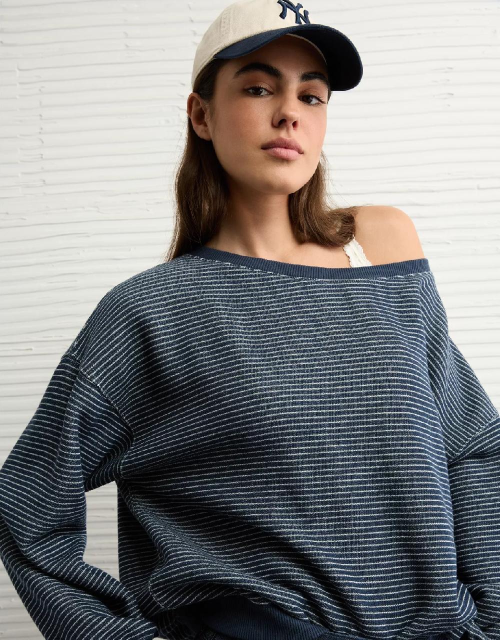 aeo AE Off The Shoulder Sweatshirt