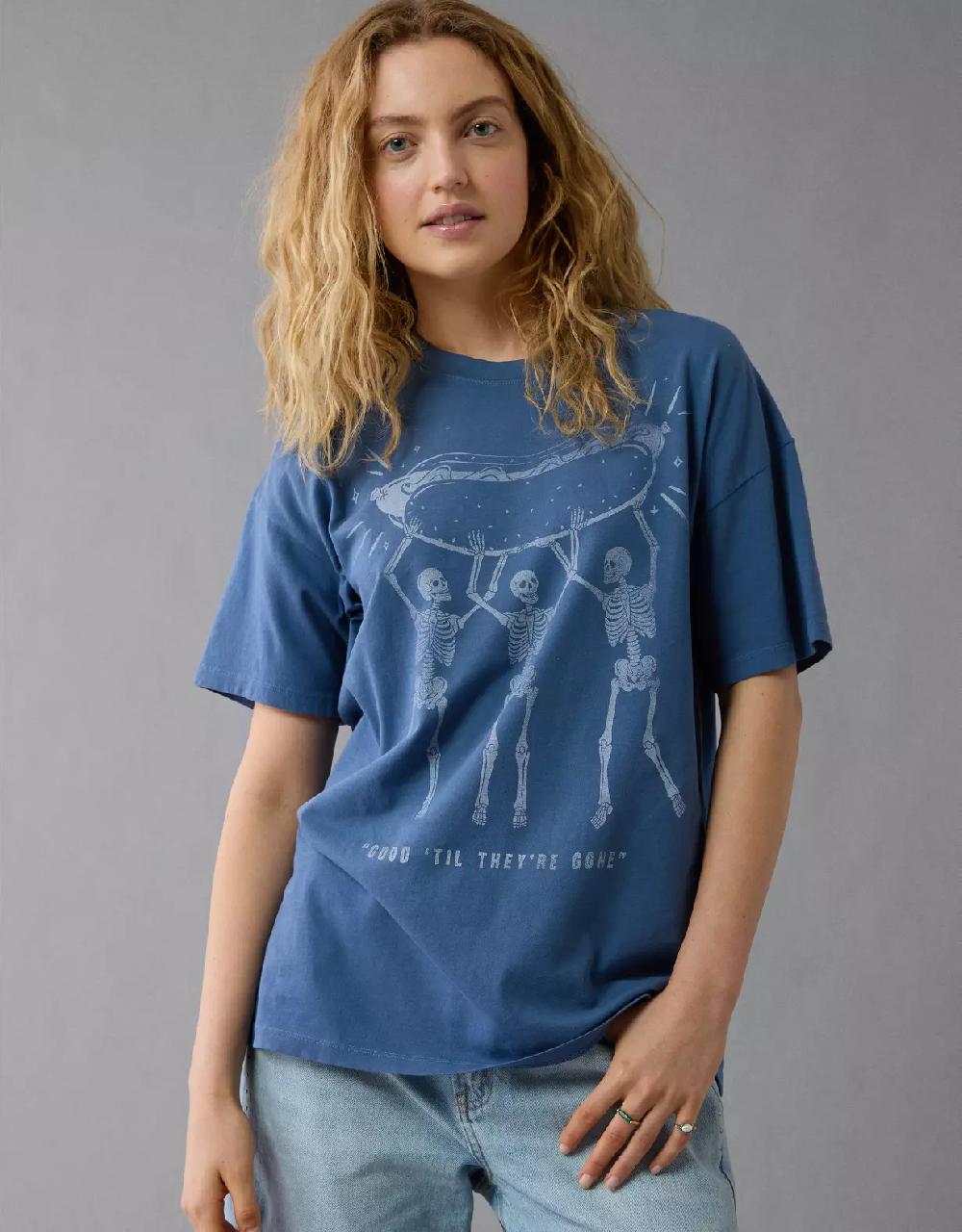 aeo AE Oversized Americana Graphic T-Shirt