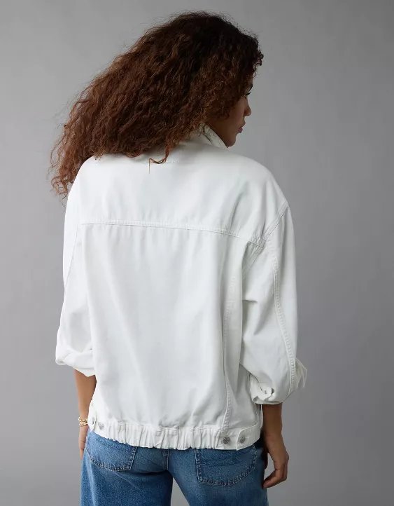 Aeo AE Oversized Boyfriend Denim Jacket