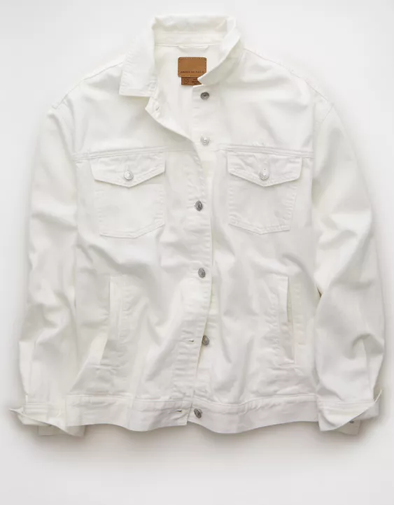 Aeo AE Oversized Boyfriend Denim Jacket