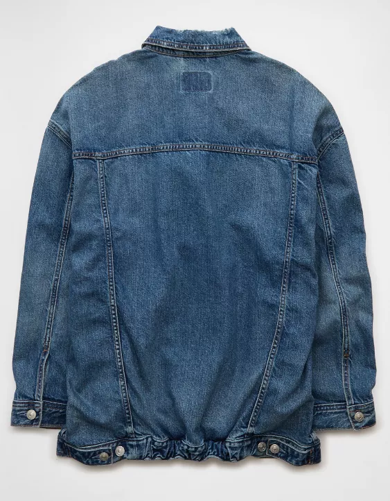 Aeo AE Oversized Boyfriend Denim Jacket