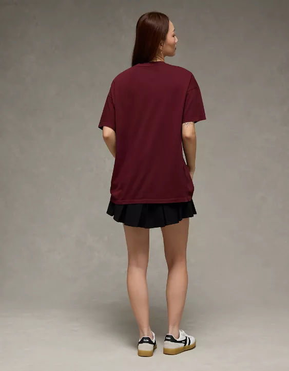 Aeo AE Oversized Halloween Graphic T-Shirt