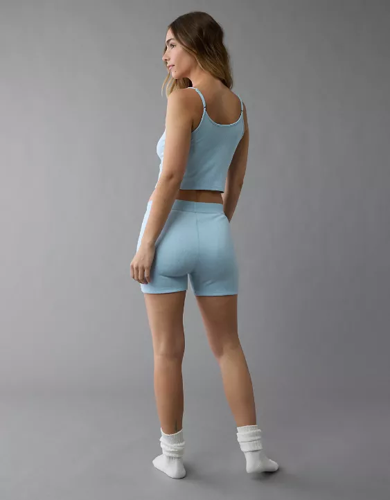 Aeo AE Pointelle Boy Short PJ Set