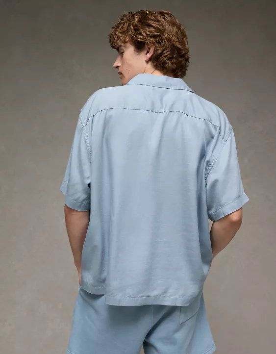 Aeo AE Poolside Button-Up Shirt