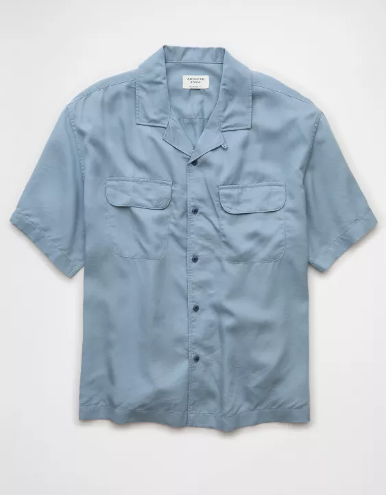Aeo AE Poolside Button-Up Shirt