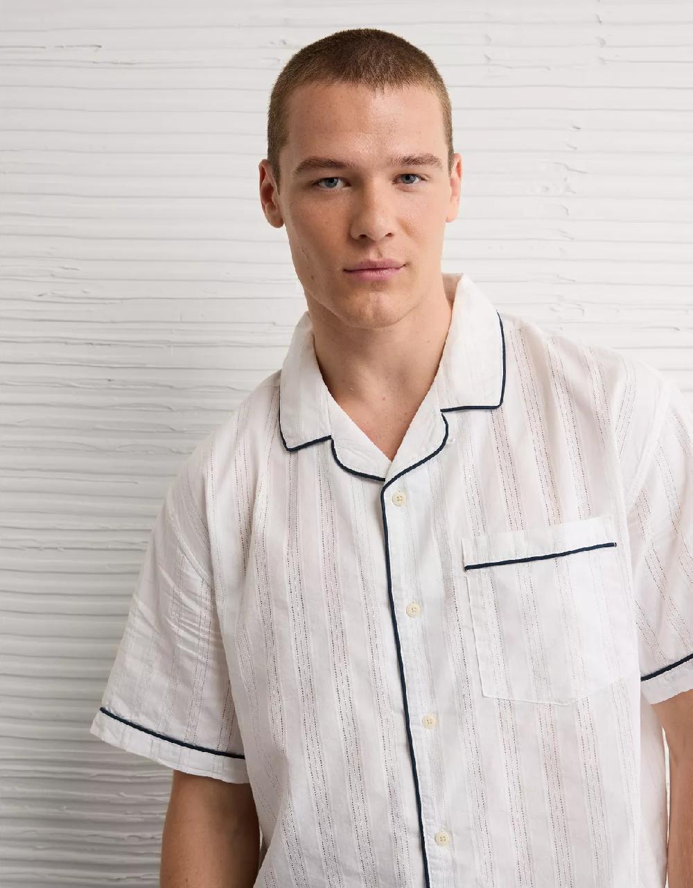 aeo AE Poolside Button-Up Shirt