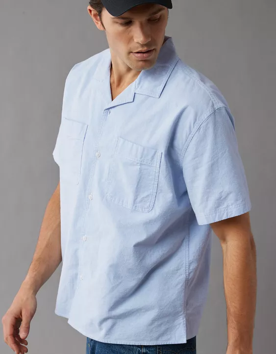 Aeo AE Poolside Button-Up Shirt
