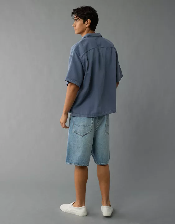Aeo AE Poolside Button-Up Shirt