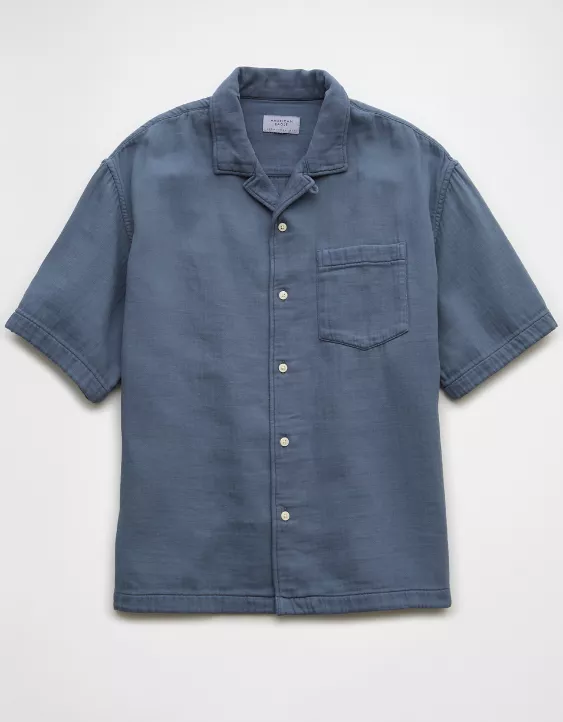 Aeo AE Poolside Button-Up Shirt