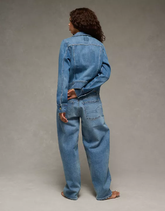 Aeo AE Preppy Denim Jacket