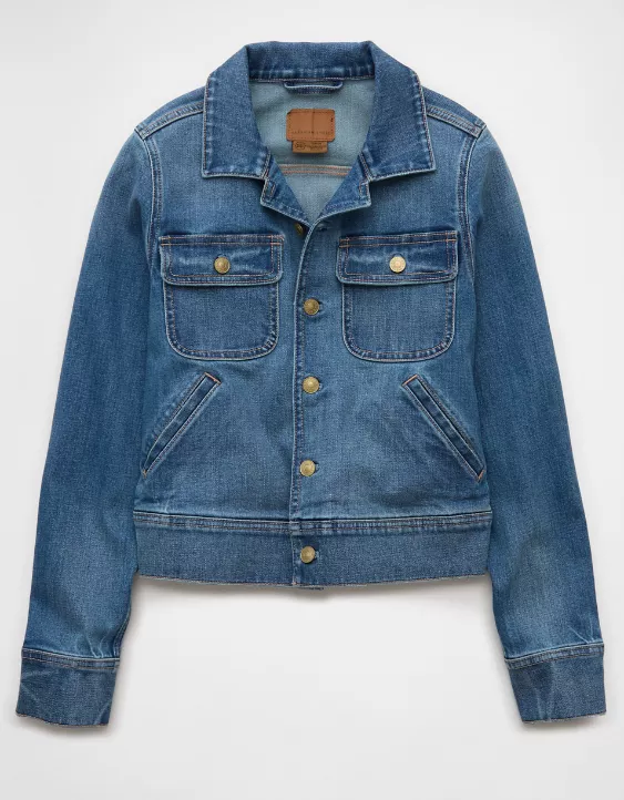 Aeo AE Preppy Denim Jacket
