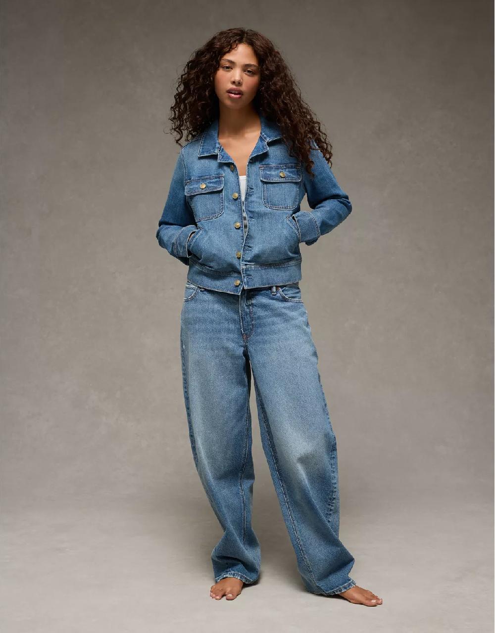 aeo AE Preppy Denim Jacket