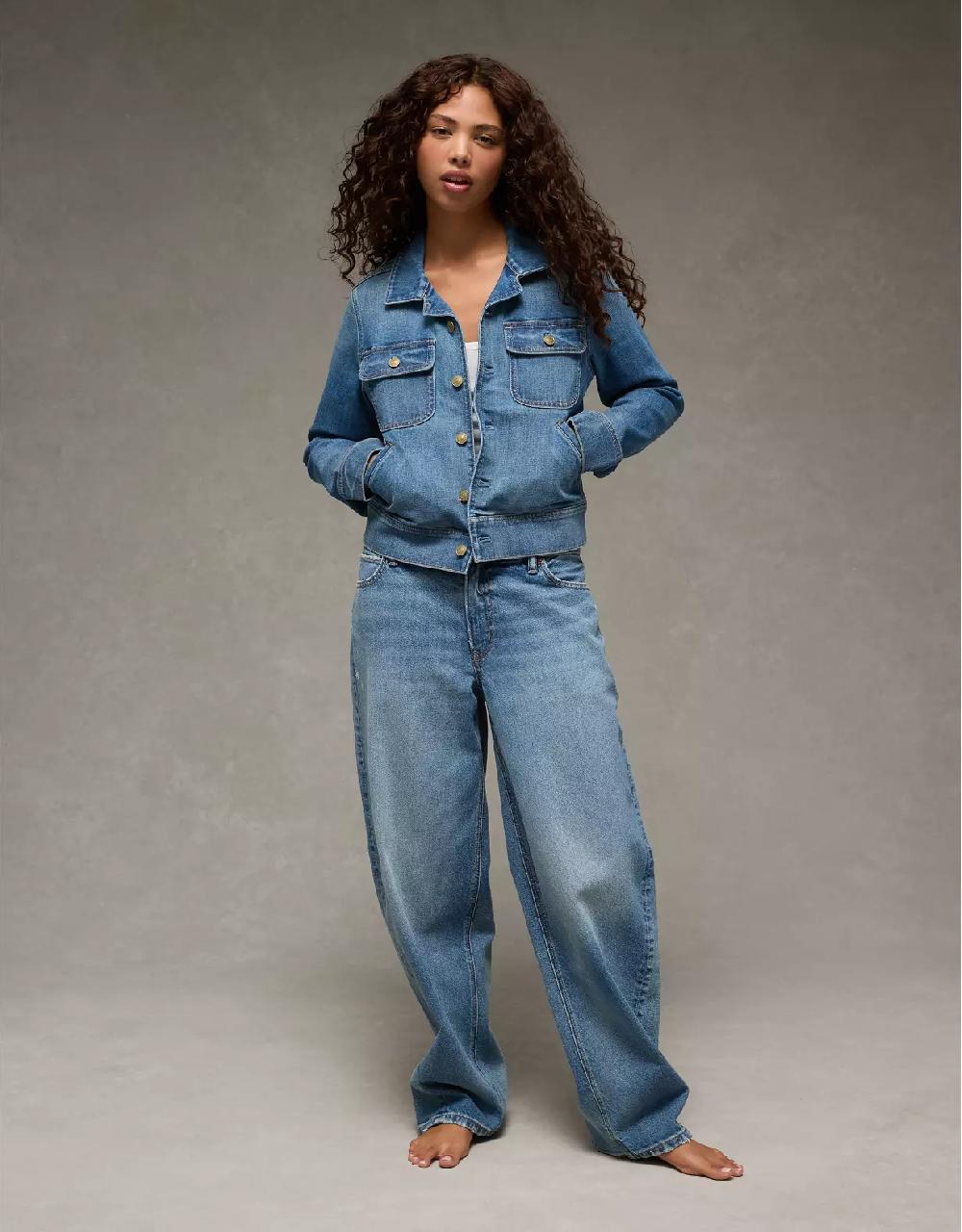 aeo AE Preppy Denim Jacket