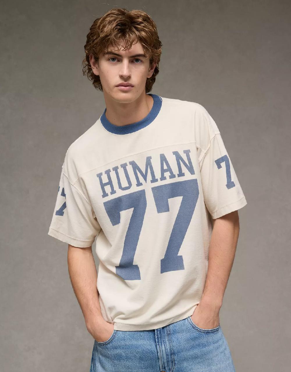 aeo AE Pride Boxy Graphic Football T-Shirt