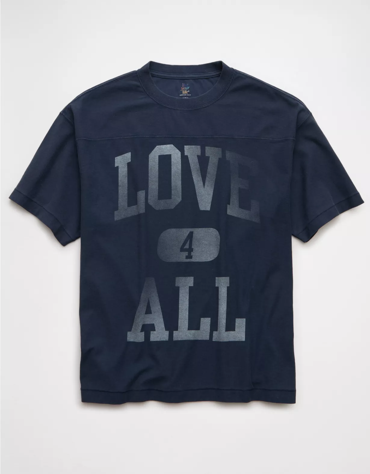 aeo AE Pride Boxy Graphic Football T-Shirt
