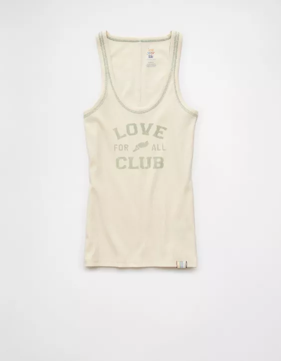 Aeo AE Pride Boyfriend Tank Top
