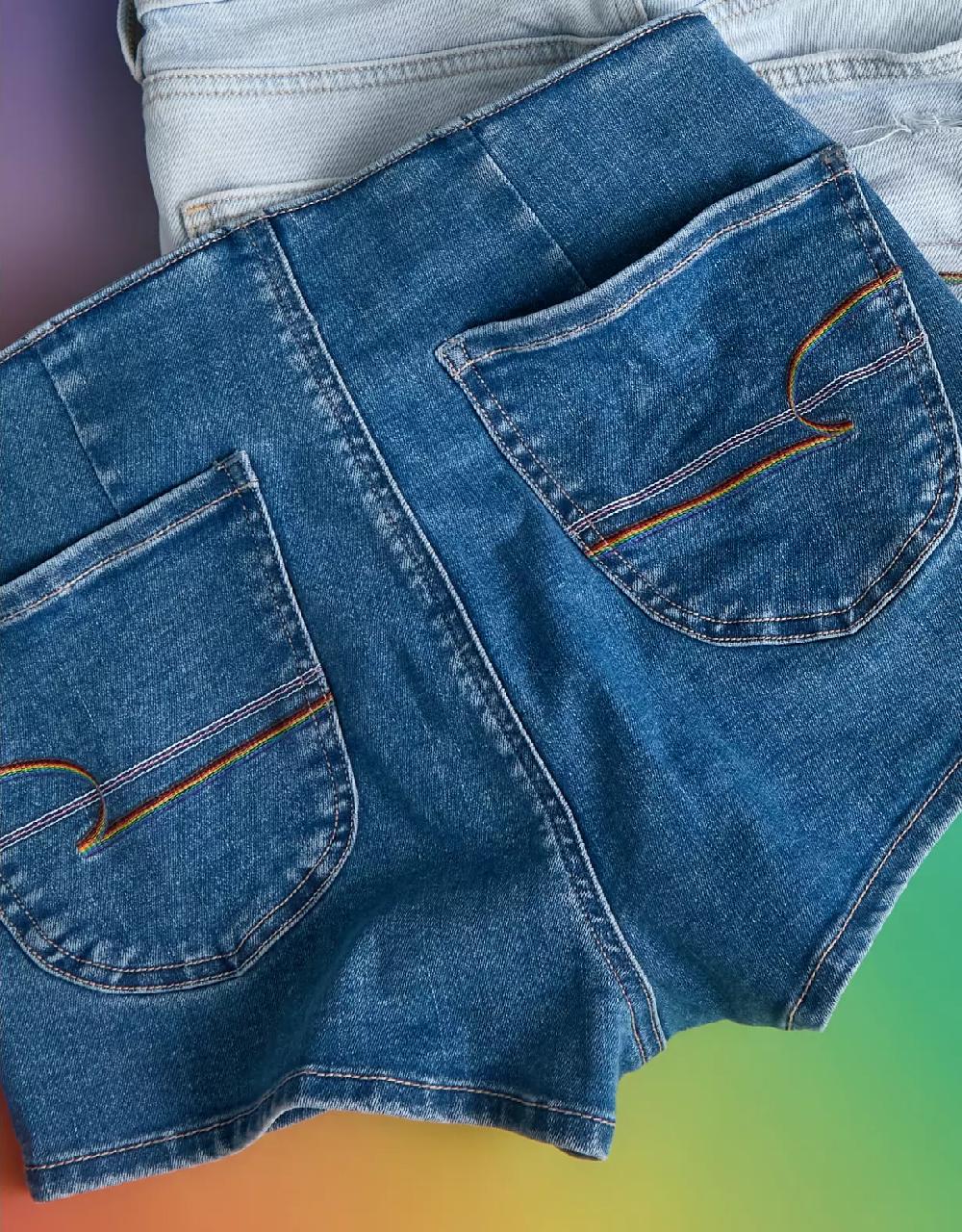 aeo AE Pride Next Level Denim Micro Short