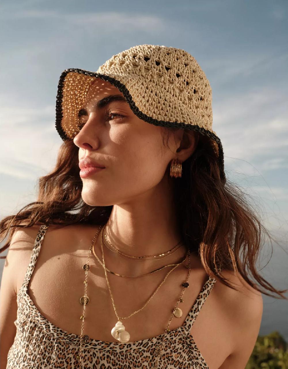 aeo AE Raffia Bucket Hat