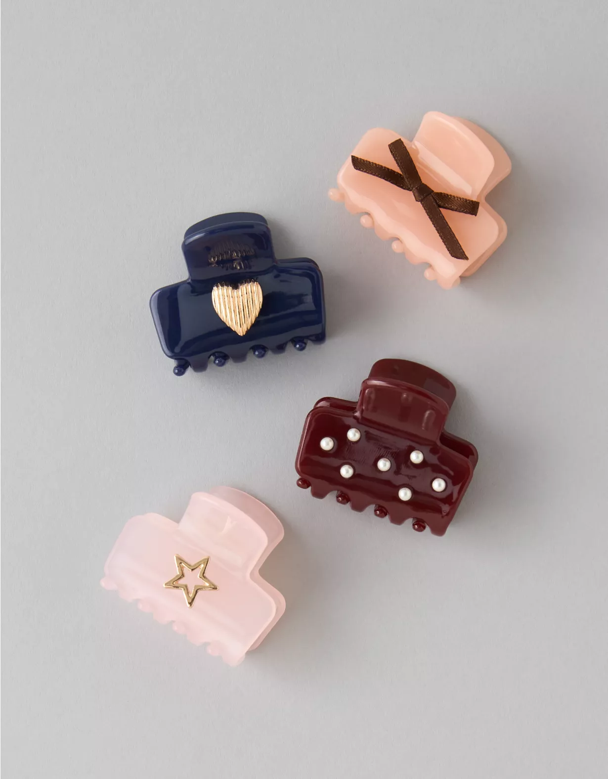 Aeo AE Rectangular Claw Clip 4-Pack