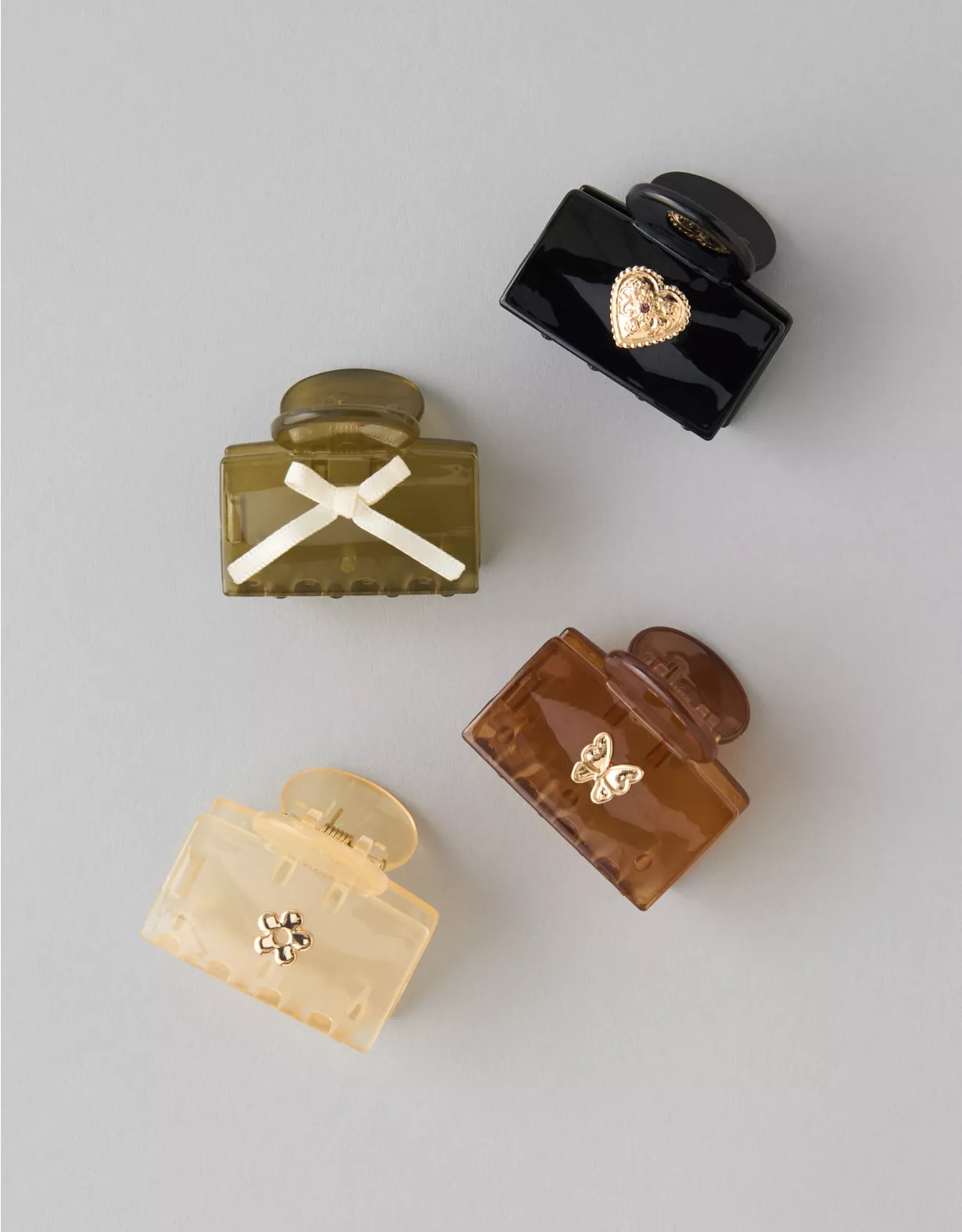 aeo AE Rectangular Claw Clip 4-Pack