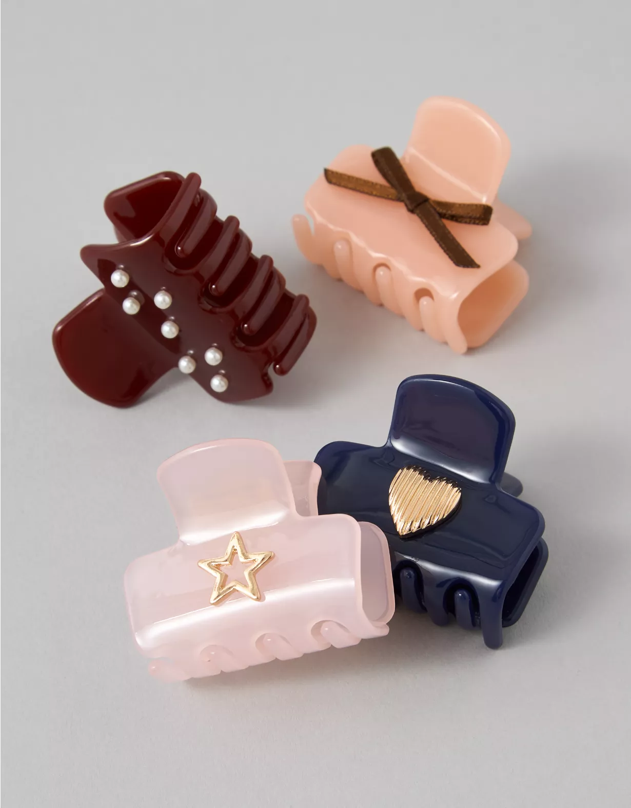 aeo AE Rectangular Claw Clip 4-Pack