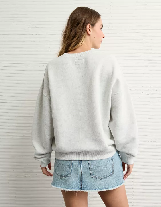 Aeo AE Relaxed Fit Destination Graphic Sweatshirt
