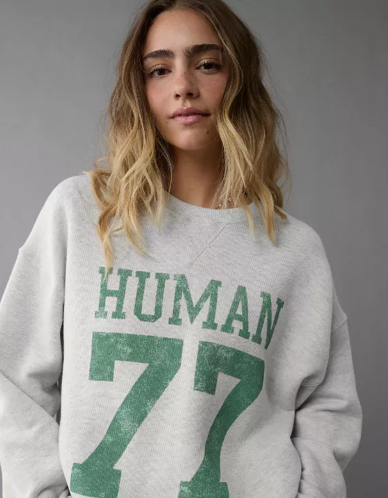 Aeo AE Relaxed Fit Pride Graphic Sweatshirt