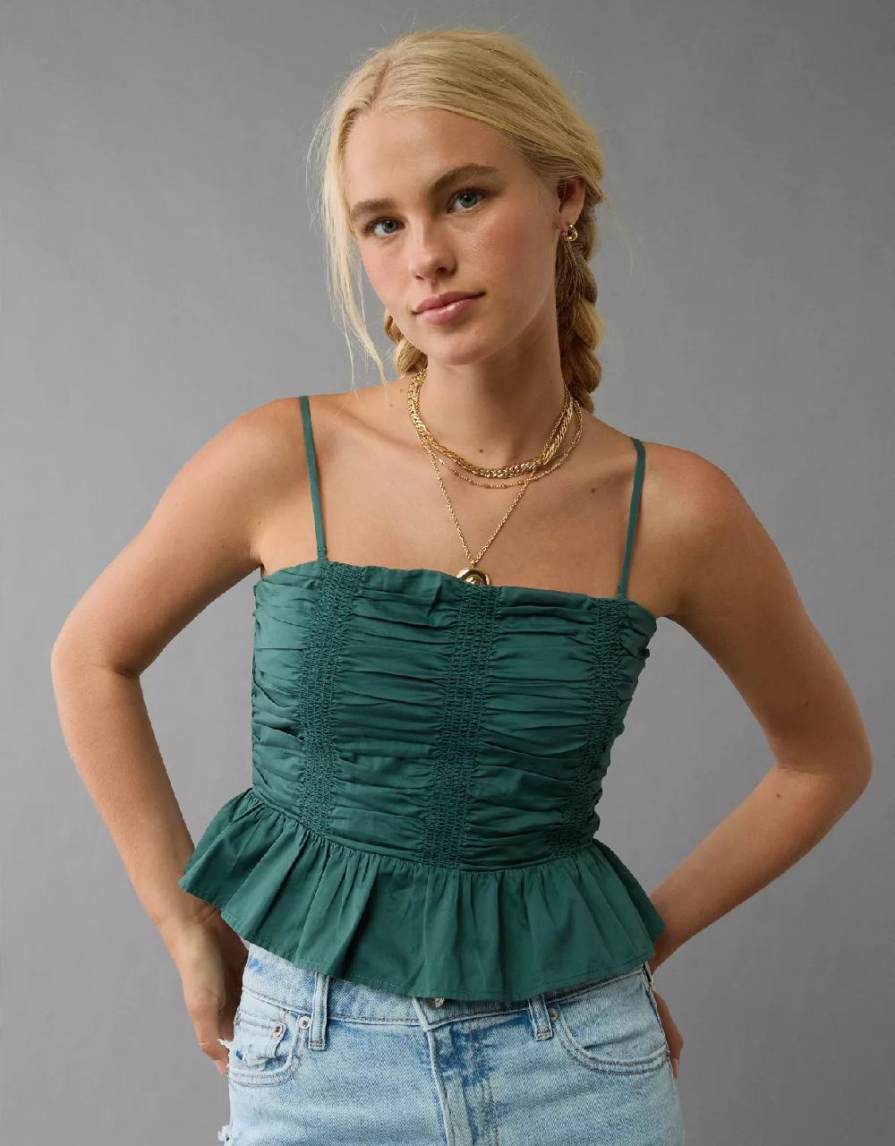aeo AE Ruched Tube Top